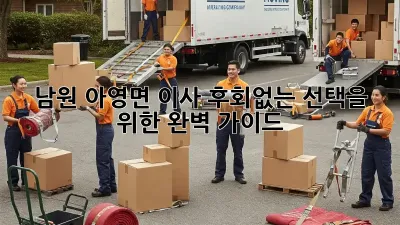 남원 아영면 이사, 후회없는 선택을 위한 완벽 가이드!